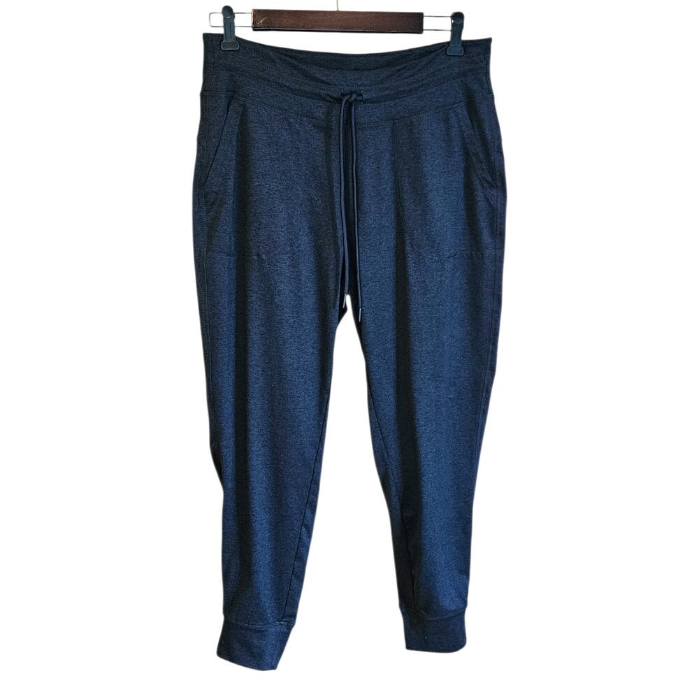 Lole Women’s Jogger Pants Drawstring Waist Pockets Charcoal Grey Heather Medium